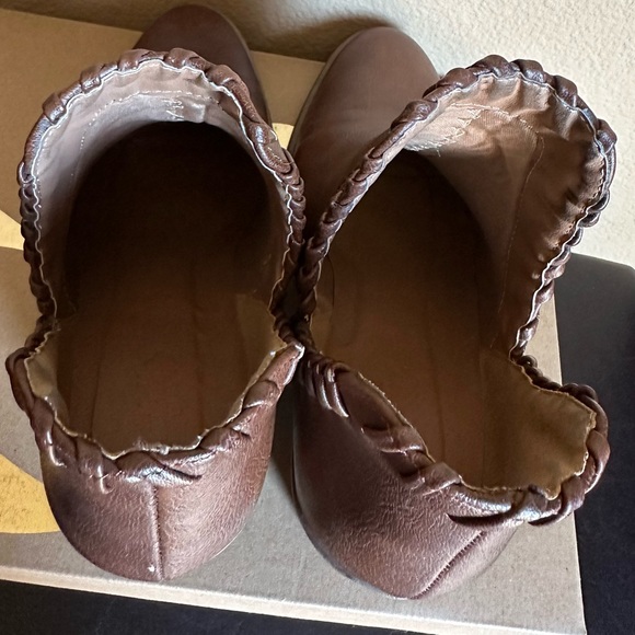 Charlotte Russe size 7 brown ankle boots booties - Picture 6 of 7
